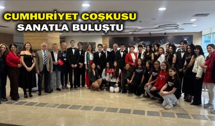 Cumhuriyet coşkusu sanatla buluştu