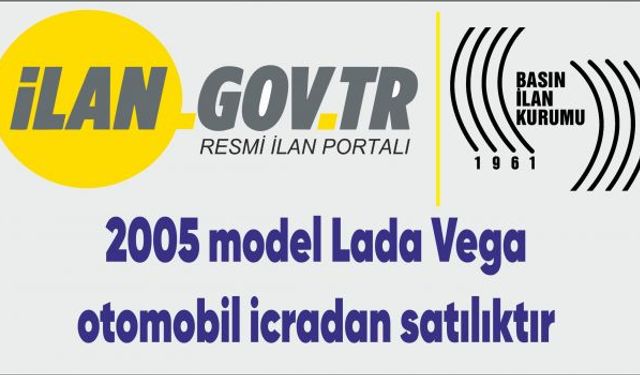 2005 model Lada Vega otomobil icradan satılıktır