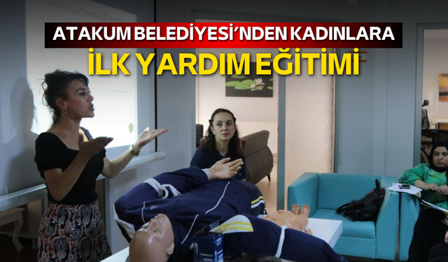 Samsun'da kadınlara ilk yardım eğitimi