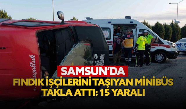 Samsun'da feci kaza! Çok sayıda yaralı var