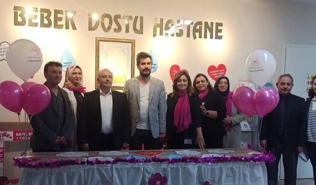 Bayburt’ta Emzirme Haftası nedeniyle  anneler bilgilendirildi