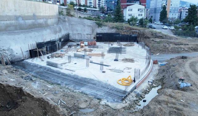 Giresun'da yapımı devam eden Millet Bahçesi Projesi hız kazandı