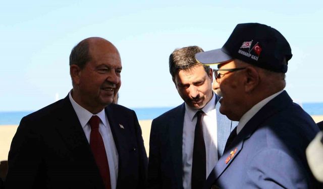 Kıbrıs Gazileriyle buluşan KKTC Cumhurbaşkanı minnet duygularını ifade etti