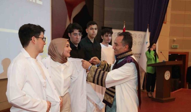 Tokat Gaziosmanpaşa Üniversitesi'nde “Beyaz Önlük Giyme Töreni” düzenlendi