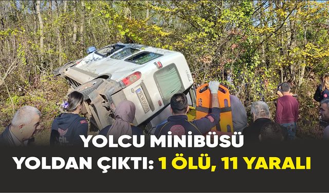 Bartın'da Feci Kaza: Yolcu minibüsü yoldan çıktı