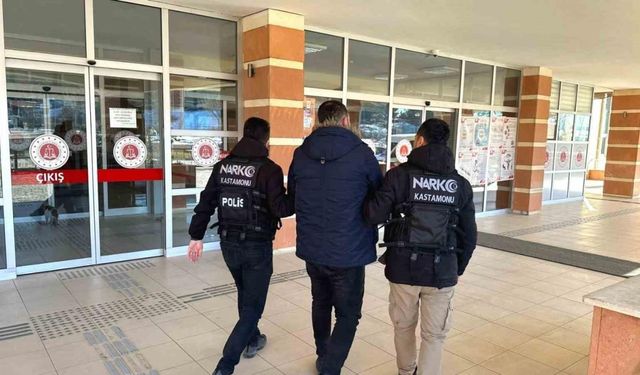 Kastamonu’da uyuşturucudan hapis cezası olan şahıs tutuklandı