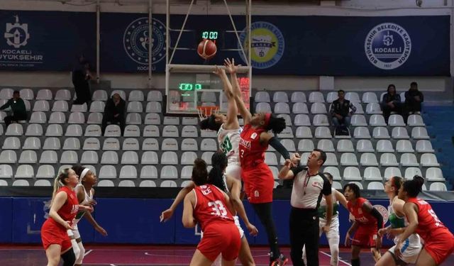 Kadınlar Basketbol Süper Ligi: İzmit Belediyespor: 102 - Antalya BŞB Toroslar: 79