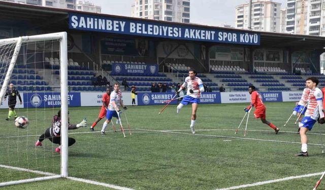 Şahinbey Ampute TSK karşısında farka koştu 9-1