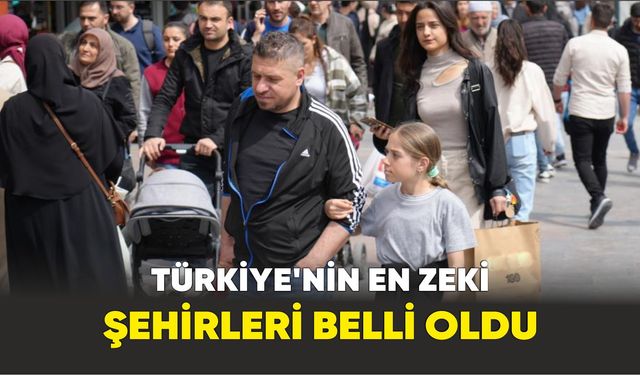 Türkiye’nin en zeki şehirleri belli oldu: Erzincan 71. sırada yer aldı