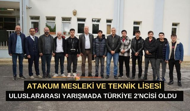 Samsun Atakum Mesleki ve Teknik Lisesi Uluslararası Robot Yarışmasında Türkiye İkincisi Oldu