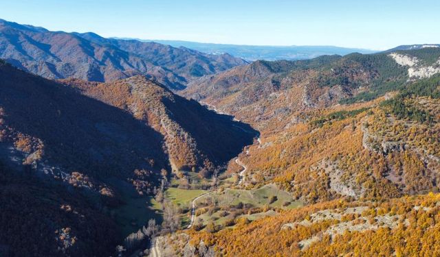 Kastamonu İhsangazi'de Sonbahar Renk Cümbüşü: Kartpostallık Görüntüler