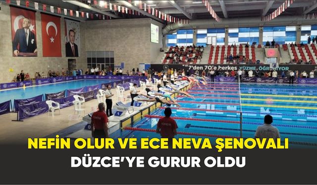 Düzce Belediyesi Spor Akademisi Yüzücülerinden Büyük Başarı