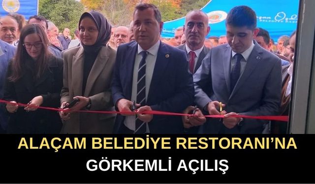 Alaçam Belediye Restoranı’na Görkemli Açılış