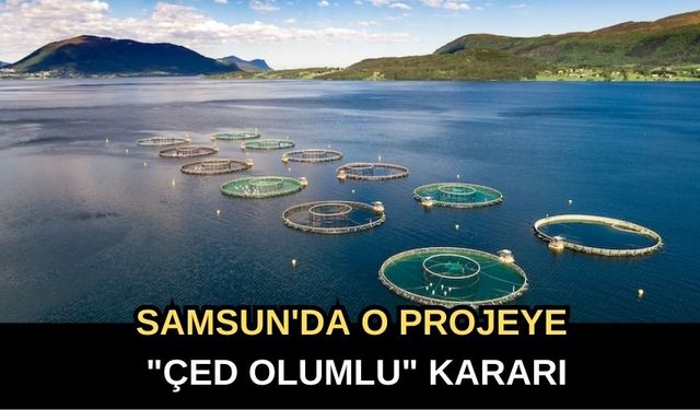 Samsun'da o projeye "ÇED Olumlu" kararı