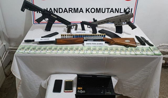 Sinop'ta Jandarmadan Büyük Operasyon: Silah ve Uyuşturucu Ele Geçirildi