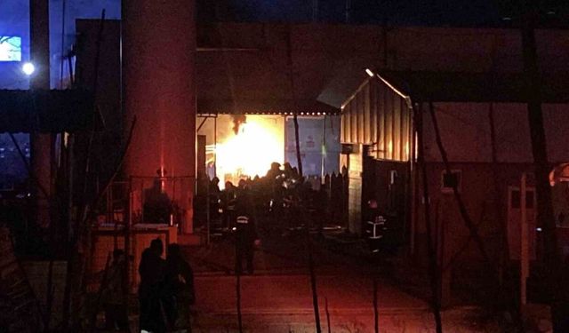 Başiskele’de Gaz Dolum Tesisinde Yangın!