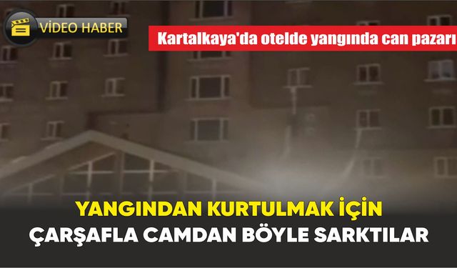 Kartalkaya’da otelde yangında can pazarı