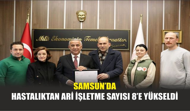 Samsun’da Hastalıktan Ari İşletme Sayısı 8’e Yükseldi