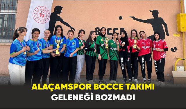 Alaçamspor Bocce Takımı Geleneği Bozmadı