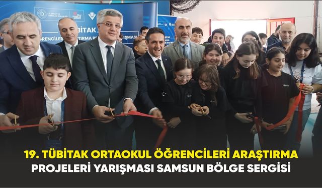 Geleceğin bilim insanlarının projeleri, Samsun’da yarışıyor