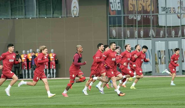 Galatasaray, Samsunspor maçı hazırlıklarını sürdürdü