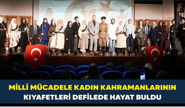 Samsun'da tarihe ışık tutan defile