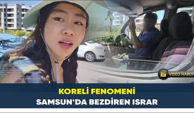 Koreli fenomeni Samsun’da bezdiren ısrar