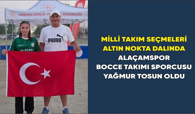 Yağmur Tosun’dan Milli Takıma Altın Nokta