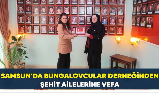SAMBUDER'den Şehit Ailelerine Cumhuriyet Vefası