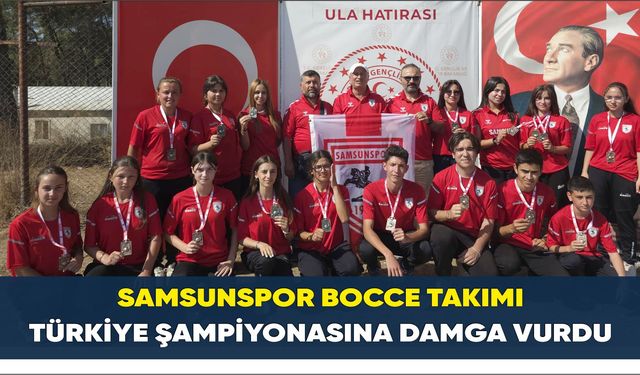 Samsunspor Bocce Takımı Türkiye Şampiyonasına Damga vurdu
