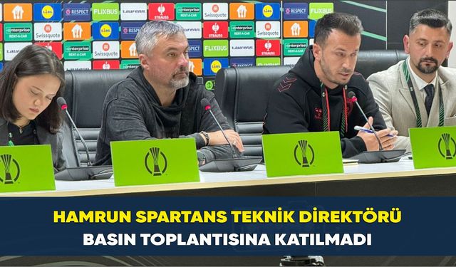 Hamrun Spartans Teknik Direktörü Basın Toplantısına Katılmadı