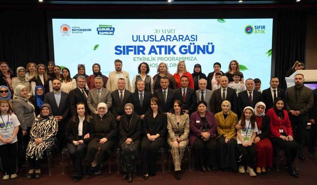 Sıfır Atık Günü'nde Samsun'dan çarpıcı mesaj