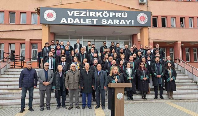 Samsun'da avukata saldırıya tepki