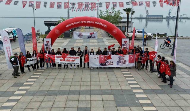 86 kilometrelik 'Dağcılık Ulusal Kurtuluş Mücadelesi Anma Yürüyüşü' başladı