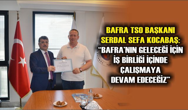 AK Parti Heyetinden Bafra TSO’ya Ziyaret