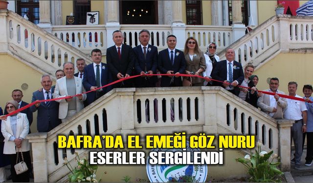 Bafra’da El Emeği Göz Nuru Eserler Sergilendi