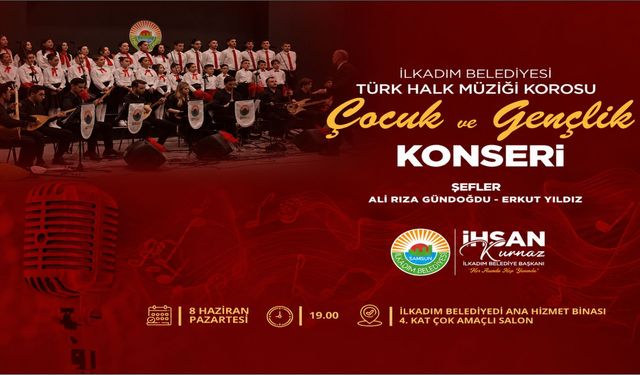 İlkadım Belediyesi Türk Halk Müziği Korusundan Müzik Dolu Geceye Davet