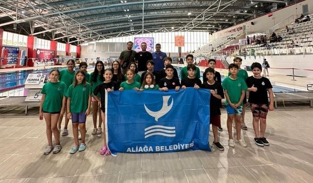 Aliağalı yüzücülerden Samsun'da önemli başarı