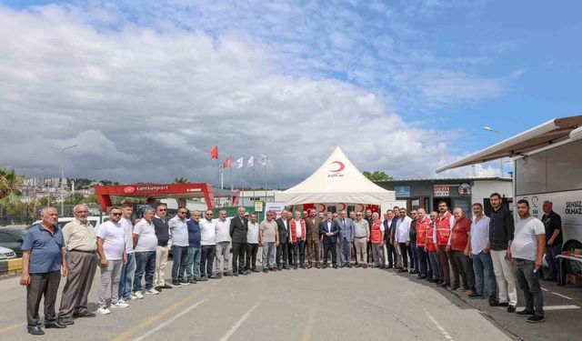 Samsun'da 'Birbirimize Candan Bağlıyız' kan bağışı kampanyası
