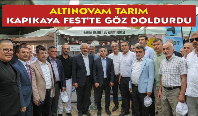 Bafra TSO'nun Yerel Üretim Hamlesi Festivalin İlgi Odağı Oldu