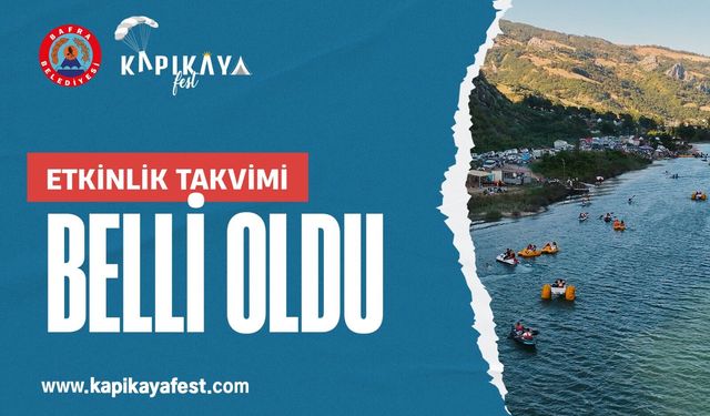 BAFRA KAPIKAYAFEST 2026’NIN ETKİNLİK TAKVİMİ BELLİ OLDU