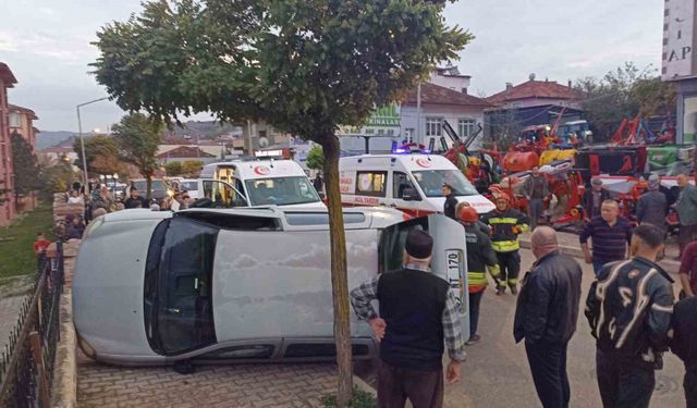 Havza'da trafik kazası: 4 yaralı