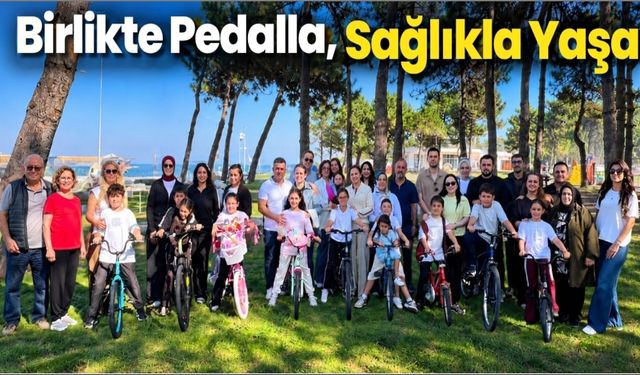 Bafra Anadolu Koleji’nden öğrencilerine “Sağlığa Pedalla” etkinliği