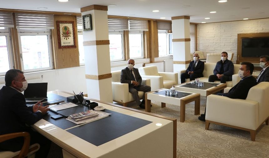 TCDD heyeti Havza Belediye Başkanı Özdemir’i ziyaret etti
