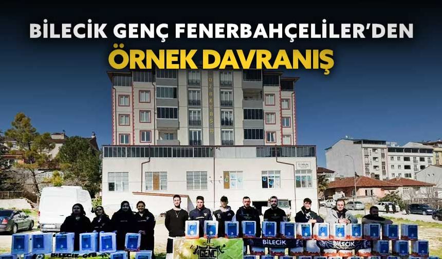 Bilecik Genç Fenerbahçeliler’den örnek davranış