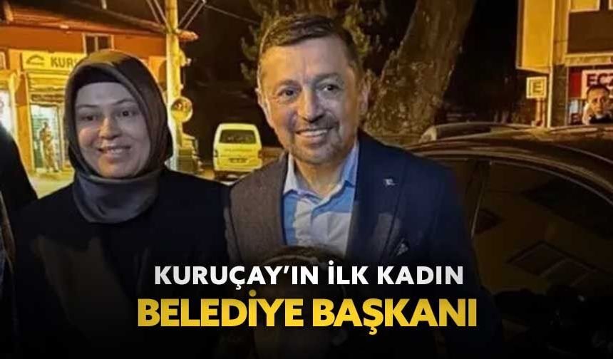 Kuruçay’ın ilk kadın belediye başkanı
