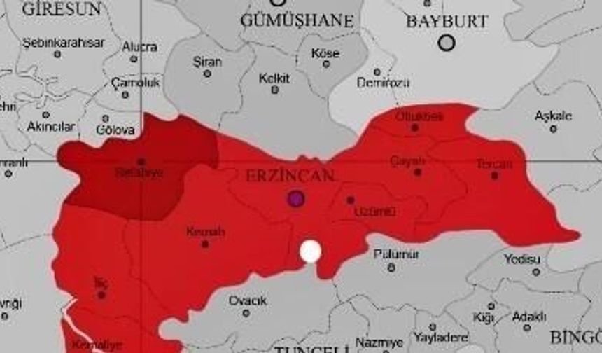 Erzincan’da Deprem Meydana geldi