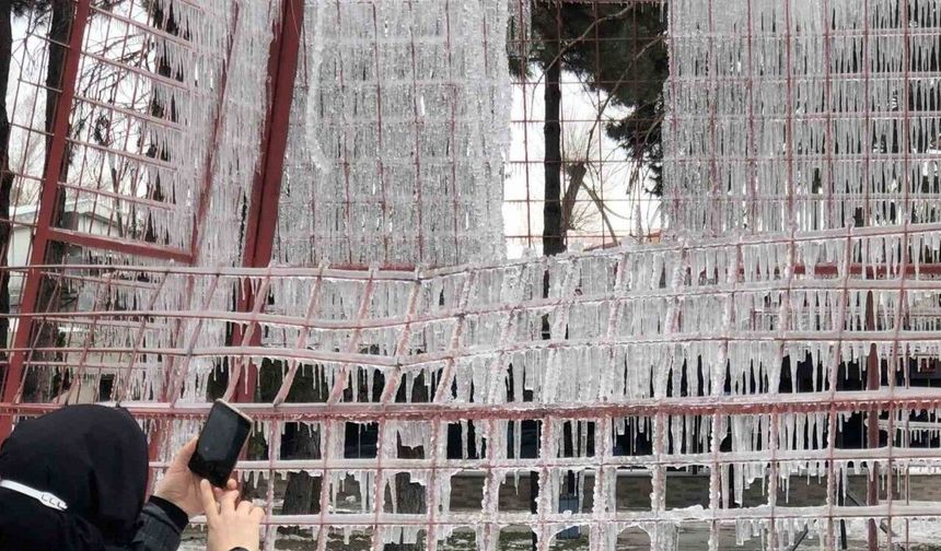 Erzincan’da Soğuk Hava Etkili,Sıcaklık Eksi 22,2 Dereceye Düştü