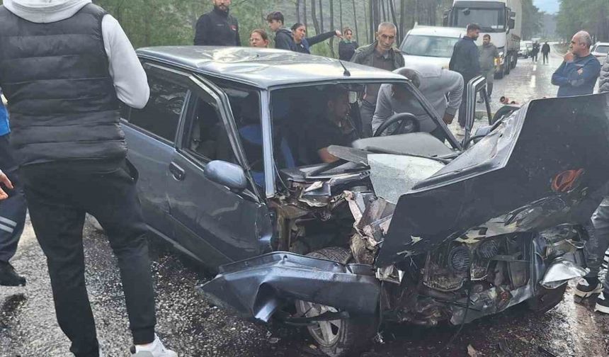 Marmaris’te Yağışlı Hava Kazaya Neden Oldu: 1 Yaralı