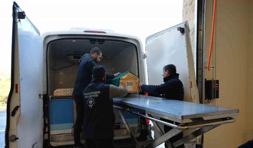 Trabzon Büyükşehir Belediyesi'nden Cenaze Hizmeti